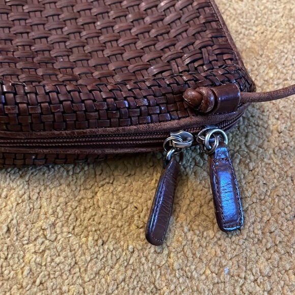 Vintage woven leather CEM purse - Picture 3 of 9